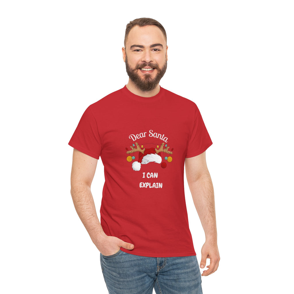 Dear Santa, I can explain, Fun Christmas Tee Shirt