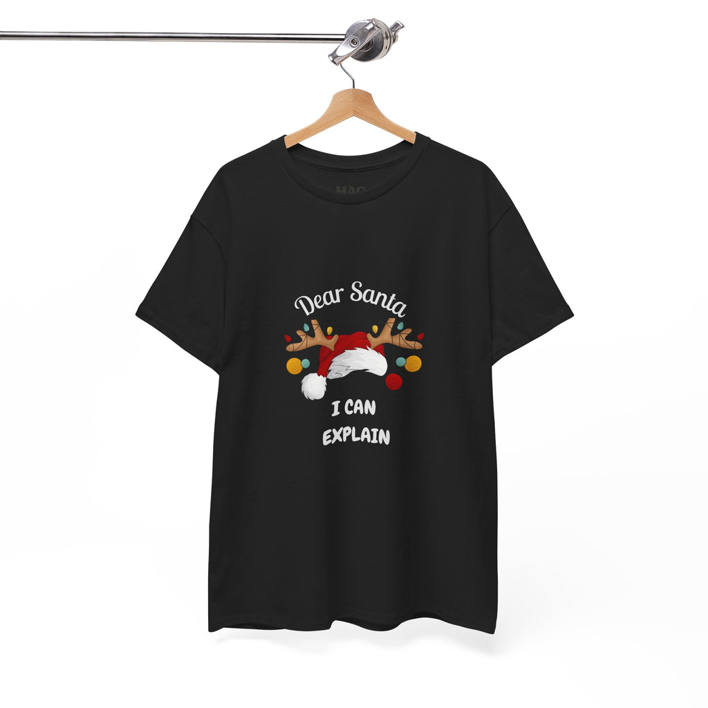 Dear Santa, I can explain, Fun Christmas Tee Shirt