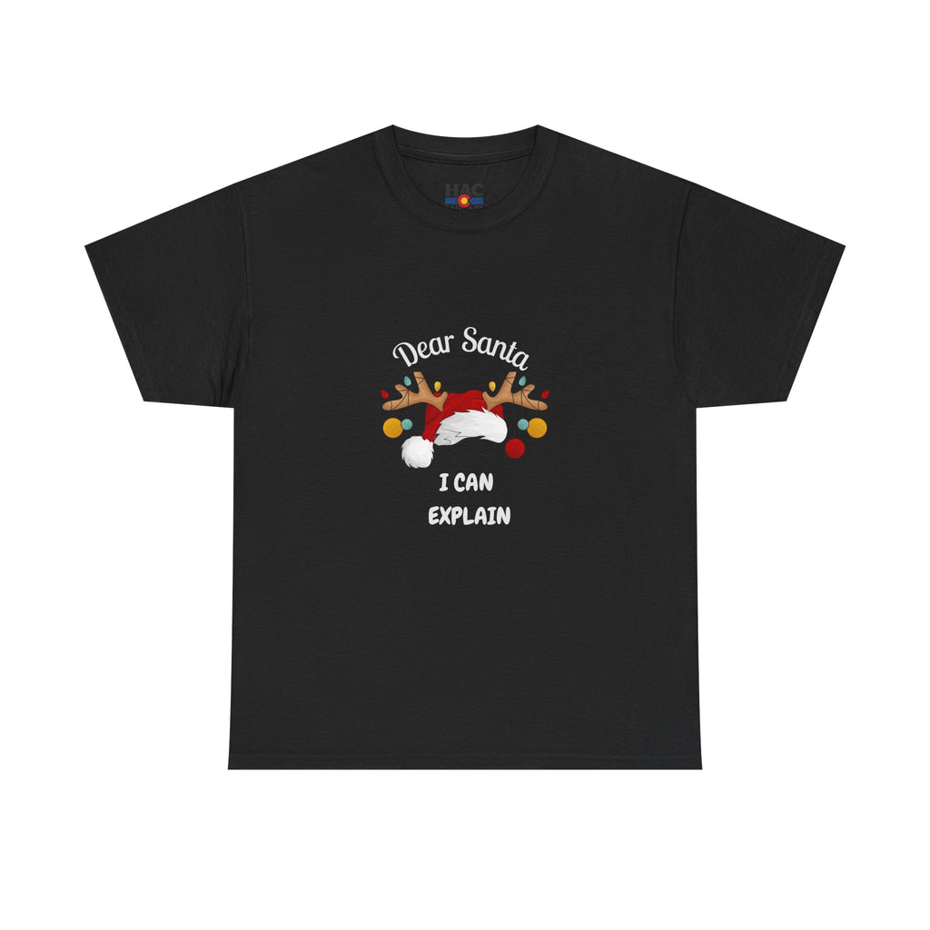 Dear Santa, I can explain, Fun Christmas Tee Shirt
